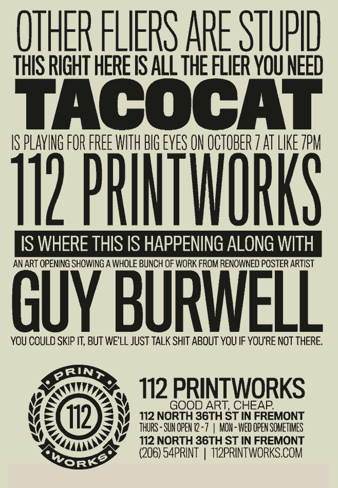 112 PrintWorks flier