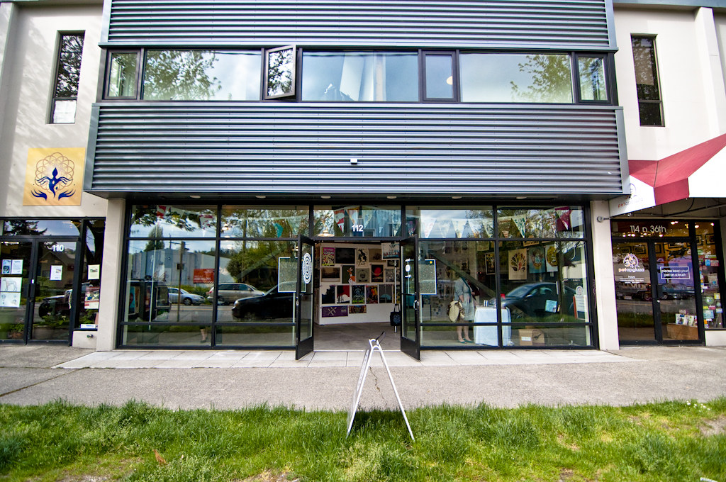 112 PrintWorks storefront at 112 N 36th Street, Fremont