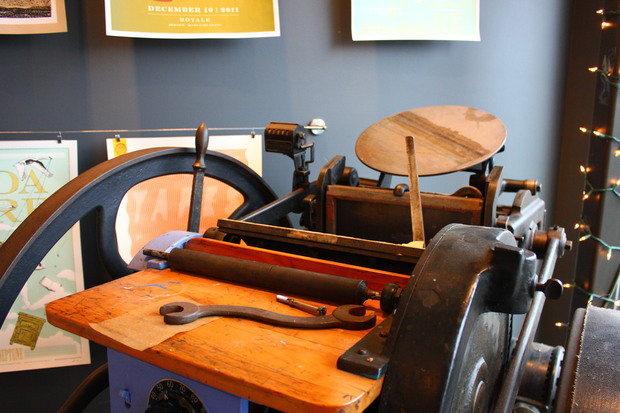1955 Chandler and Price letterpress at 112 PrintWorks