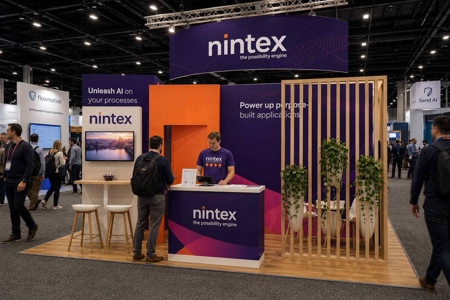 Nintex booth at ECS Dusseldorf
